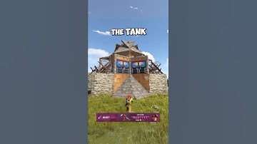 The TANK - A STRONG Bunker Base Design in RUST - #rust #rustgame #rustshorts #rustclips #shorts