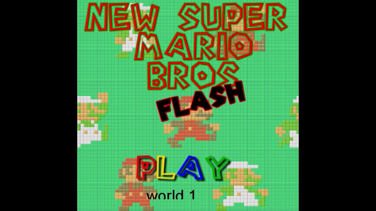 new super mario bros flash