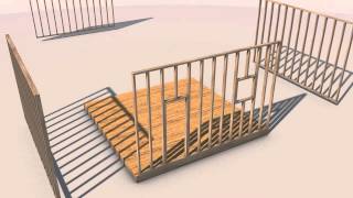 An animated video about how to frame a simple house Created by David Stubblefield.