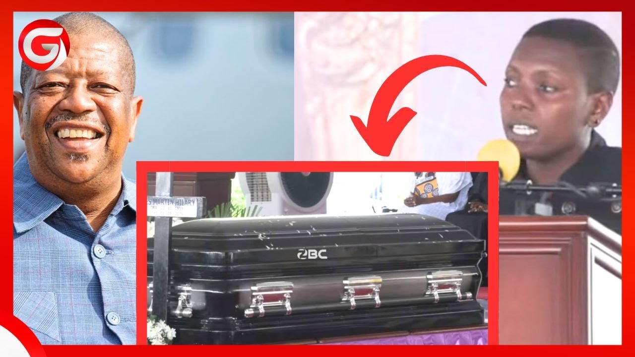 IVONA KAMUTU AZUNGUMZA na CHARLES HILARY AKIWA AMELALA KWENYE JENEZA - AMUITA - ''BABU YANGU''....