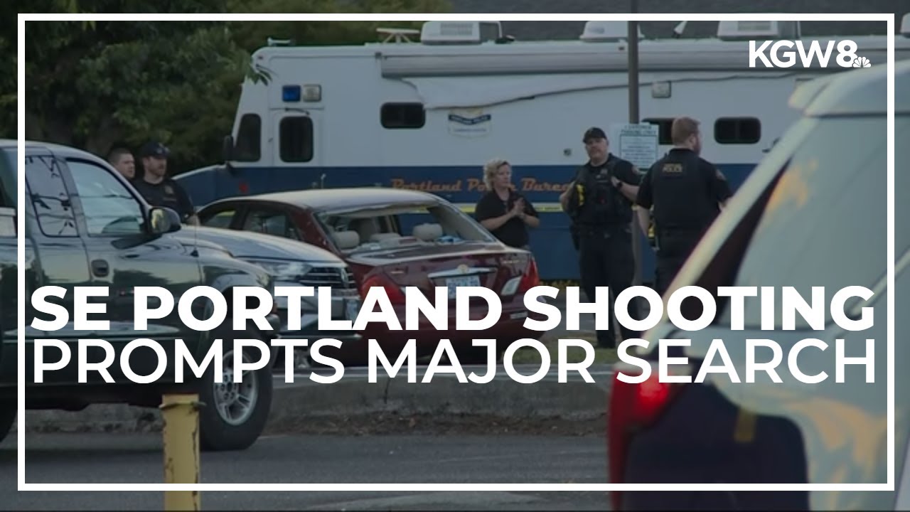 Two people shot in Southeast Portland; police launch massive search for ...