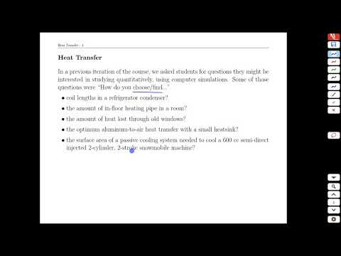 Week 3-1 Heat Transfer - MATH/MTHE 272