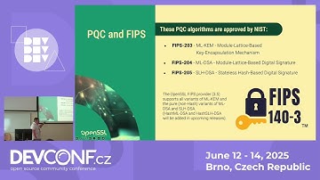 PQC in OpenSSL Library - DevConf.CZ 2025