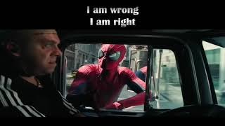 Dasboard Confessional - Vindicated  (TASM 2 Opening Scene Version) Floating Lyrics