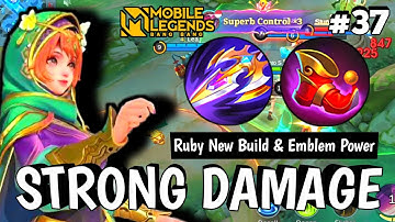 DAMAGE BESAR BANGET !! Item Ruby Tersakit 2025 - Build dan Emblem Ruby Tersakit 2025