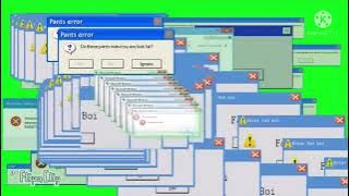 Windows error green screen (free to use!)