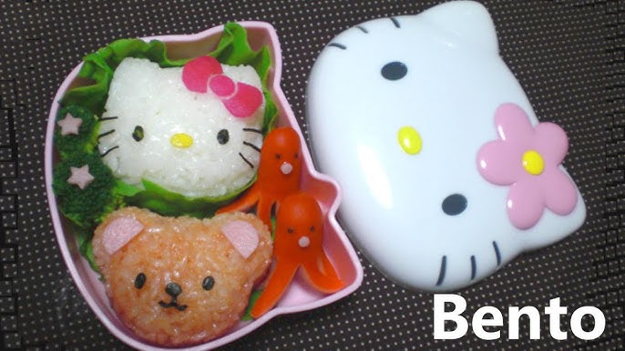 Hello Kitty Bento Box, No Bake Peanut Butter Cookies — PY's Kitchen