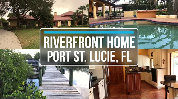 Ocean Access Pool Home on River For Sale in Port S...