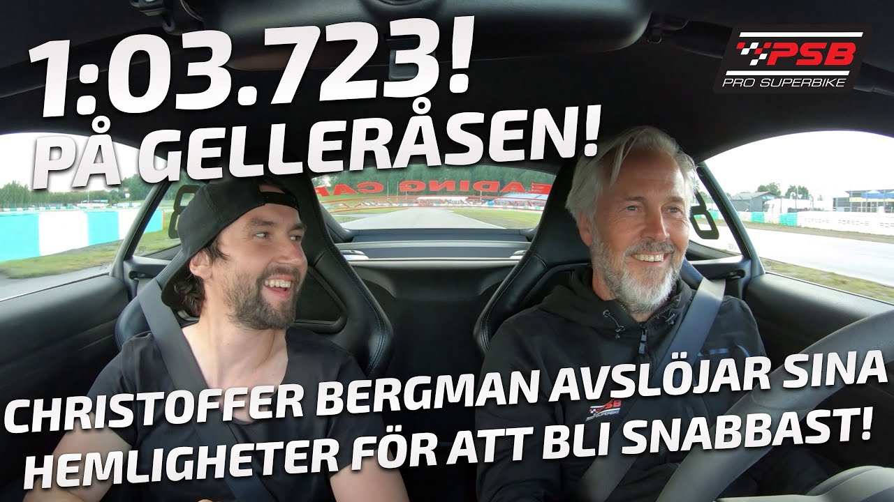 Så kör du snabbast på Gelleråsen Arena! Christoffer Bergman avslöjar sina hemligheter!