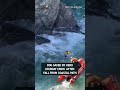 Hero RNLI volunteers carried out a dramatic rescue of a dog after she plunged from a cliff 😳