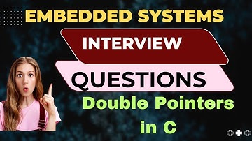 Double pointers In C language | Embedded systems interview questions #clanguage #pointersinc #nvidia