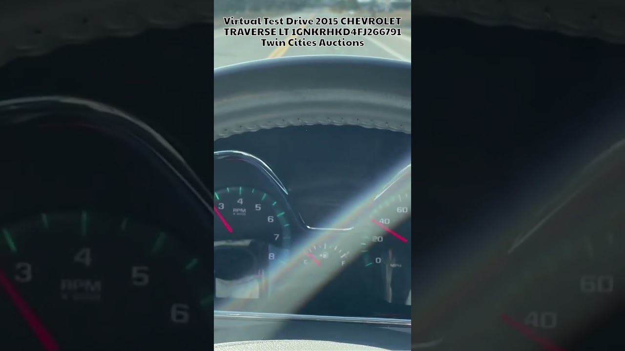 Virtual Test Drive 2015 CHEVROLET TRAVERSE LT 1GNKRHKD4FJ266791 Twin Cities Auctions