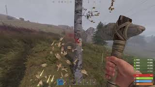 Rain in Rust is loud...