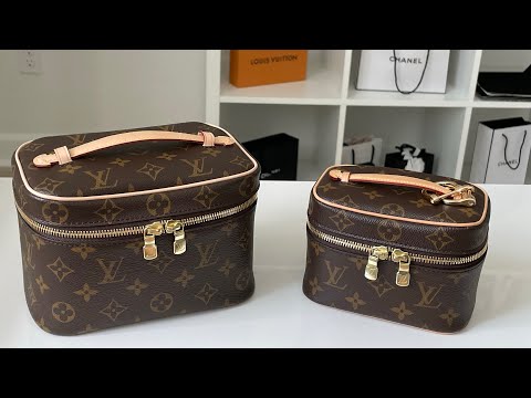 Louis Vuitton Nice Nano VS Nice Mini  Pros & Cons + MOD SHOTS // Louis  Vuitton Toiletry Pouch 