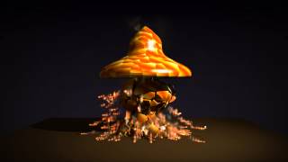 Blender 2.65 - Explosion, Fire, Cell Fracture and Physics Demo
