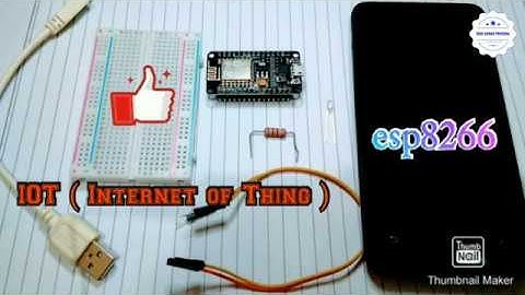 Internet of Things (IoT) - Uji coba menghidupkan lampu Led dengan module Esp8266 (Wifi)