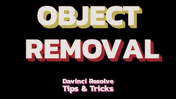 Removing Objects and Logos inside Davinci Resolve