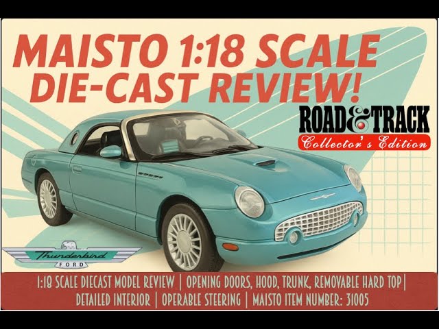 Road Tough Thunderbird 1/18 Maisto 2002 Ford Thunderbird (1:18