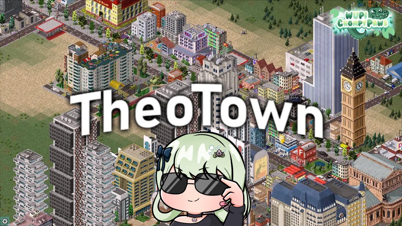 Buaya Mencoba Menjadi Wali Kota yang Baik dan Tidak Sombong || TheoTown || Wupi ChompyPaws​