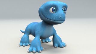 LIzard test rigg/3ds max