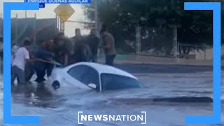 Woman rescued from car swallowed by sinkhole | NewsNation Prime