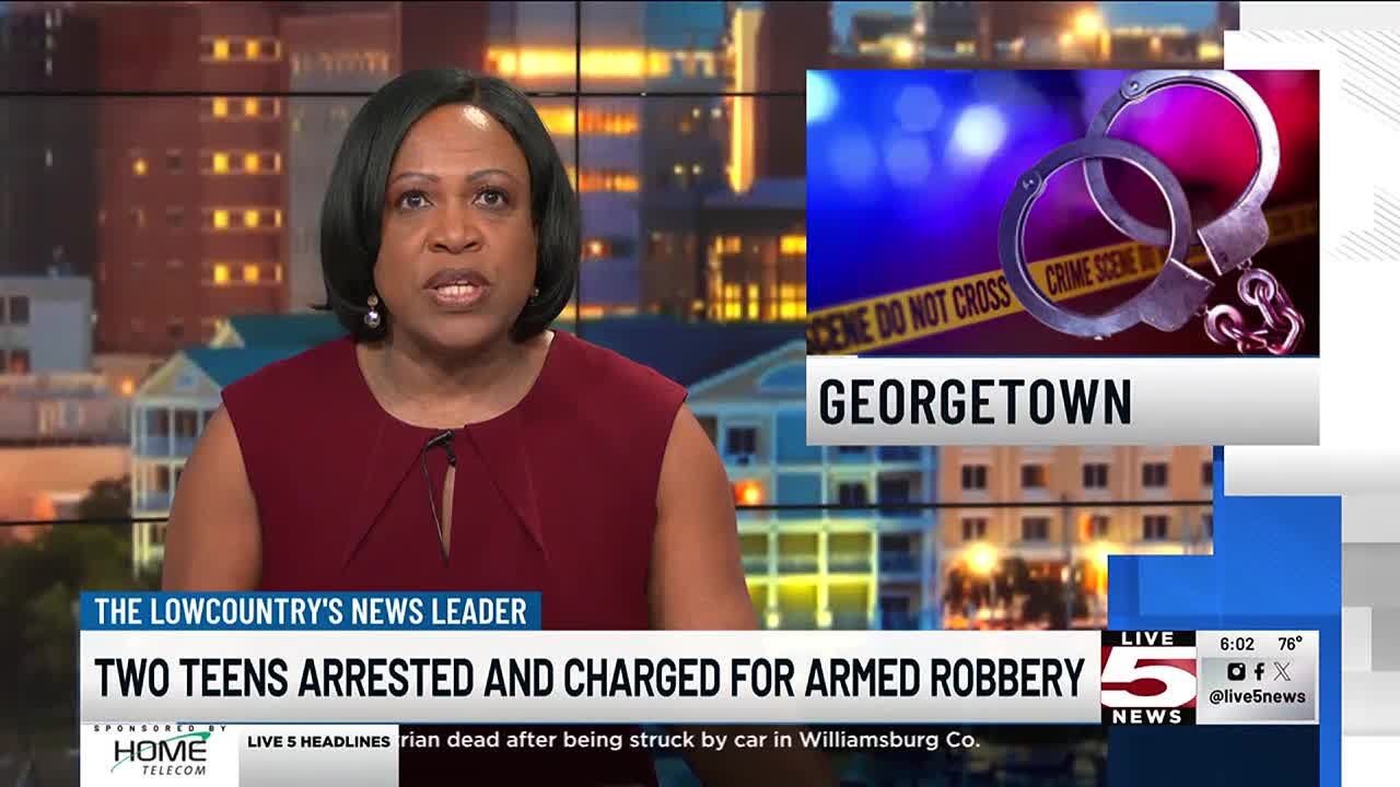 VIDEO: Teens accused of stealing guns in Georgetown armed robbery - YouTube