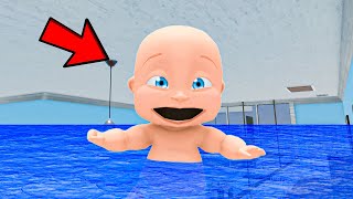 Baby Floods Daddy's House 100 Times!