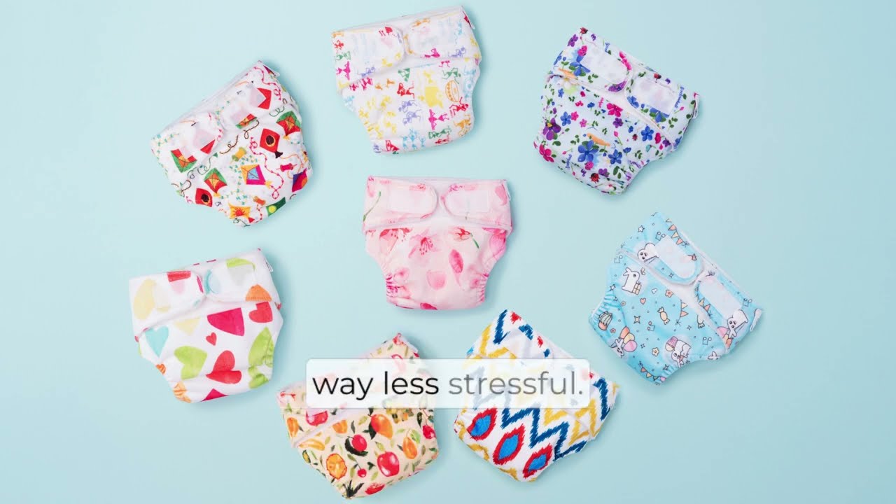 How To Wear Newborn UNO Cloth Diaper | 0-3 months (2.5kg-7kg) | India's #1 Cloth Diaper