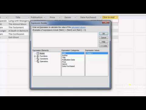 Creating Calculated Expressions in Microsoft Access 2013 Tutorial