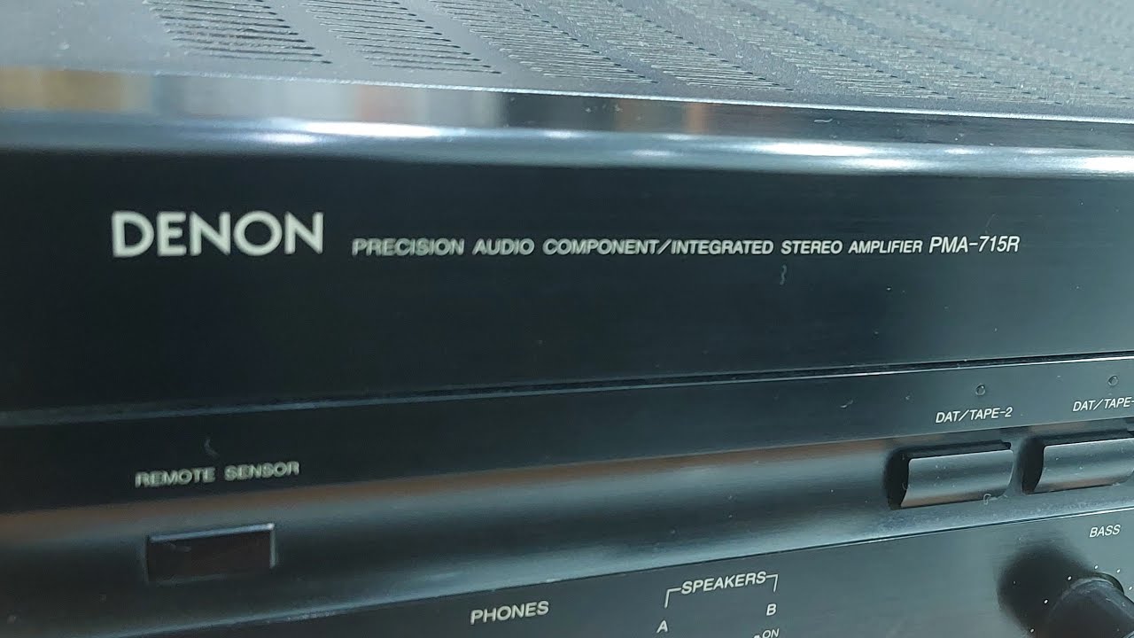 High Quality Denon Stereo PMA 715R - YouTube