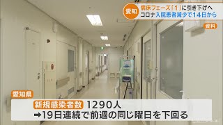 新型コロナの入院患者減少で愛知県が病床フェーズを1に引き下げへ 「厳重警戒」は継続(2022/6/7)