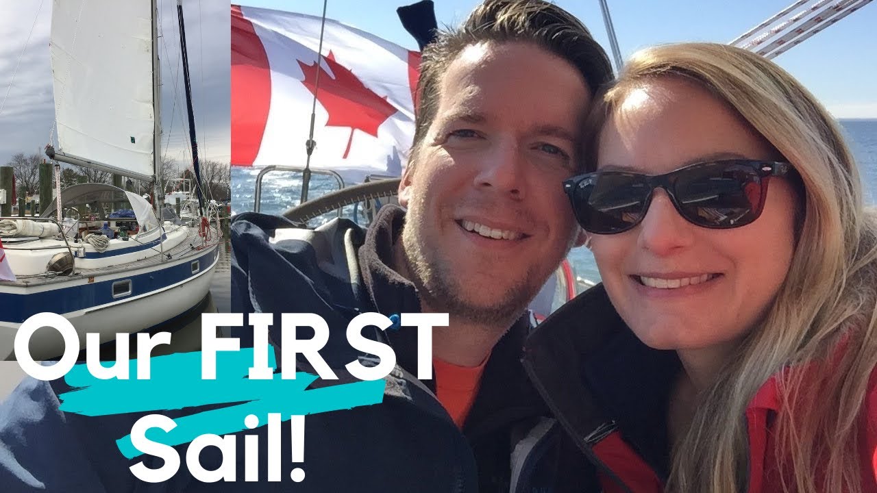 *FIRST EVER SAIL* on our 37 year old SAILBOAT! | TOTAL Newbies! | Hallberg Rassy 352 EP5