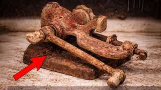 Restoration The Old Soviet Millstone With Perfect! | Legend Restore