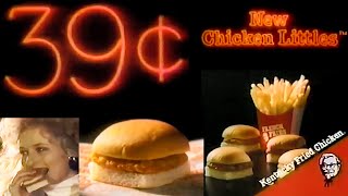 39 CENT SANDWICHES!! KFC New Chicken Littles 1987 Commercial