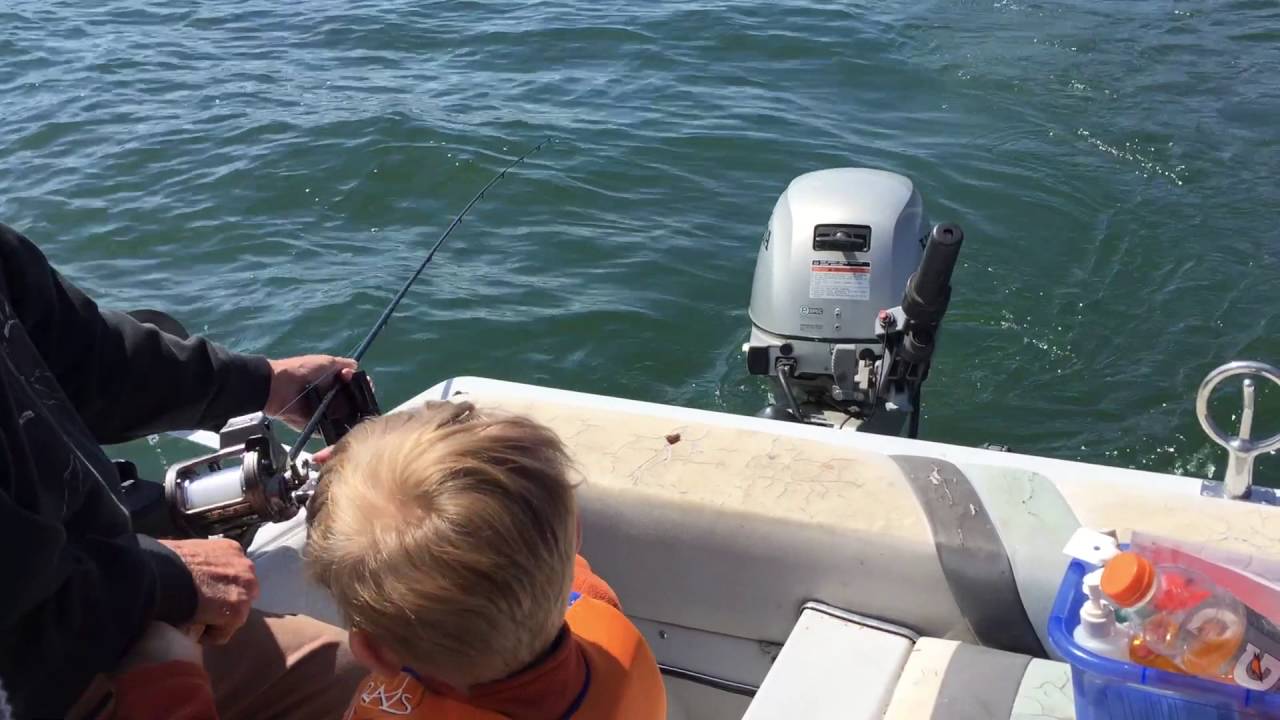 Kain fishing Koocanusa catching Kokanee YouTube