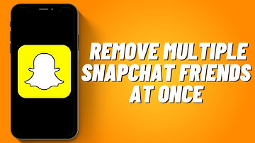 How to Remove Multiple Snapchat Friends at Once | Remove Friends in Snapchat Fast (2023)