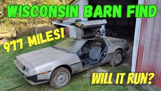 Wisconsin DeLorean | 977 Mile Barn Find! Will it Run?