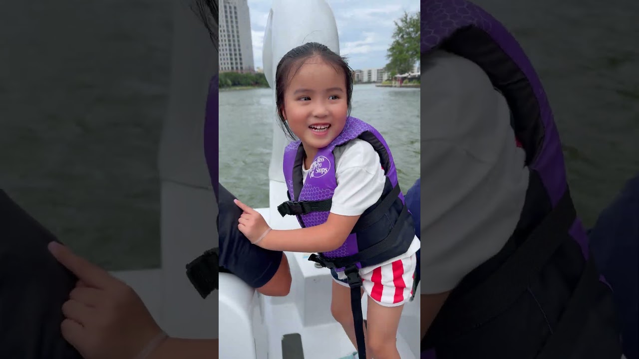 I Rode a Giant Swan Paddle Boat! | Teigan&rsquo;s First Time Steering 😄🦢 #teigan #TheTeigansWorld