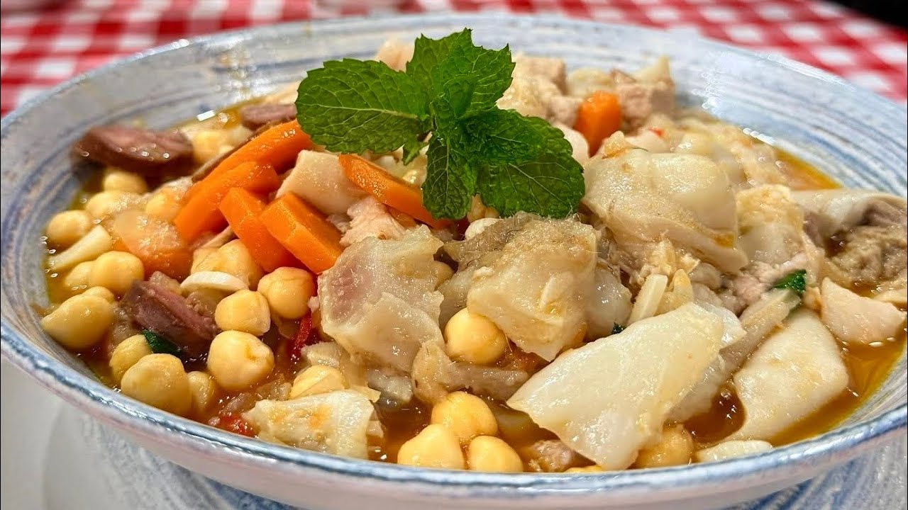 Mão de vaca com grão