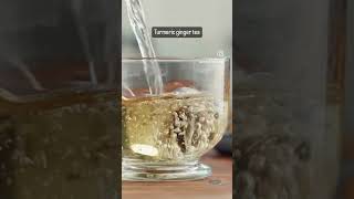 Turmeric and ginger tea : a healthy and tasty way to start your day! Boost immunity and gut health.