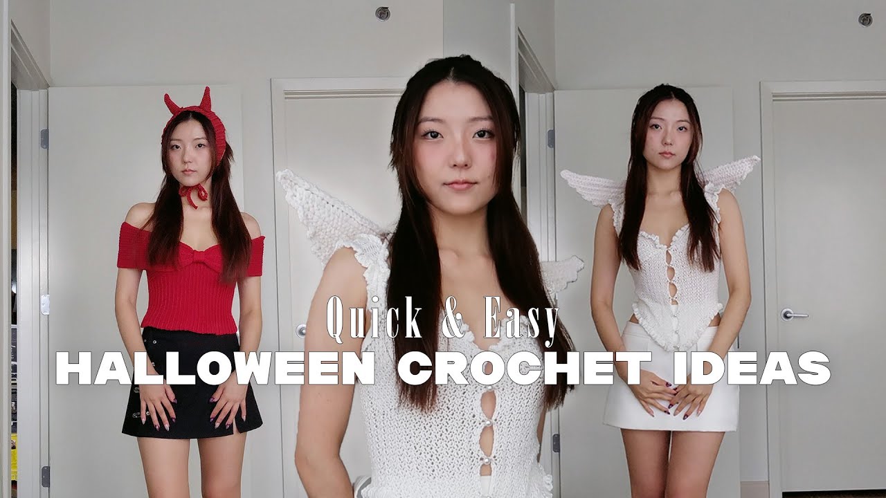 LAST MINUTE EASY Crochet Halloween Costume Accessories