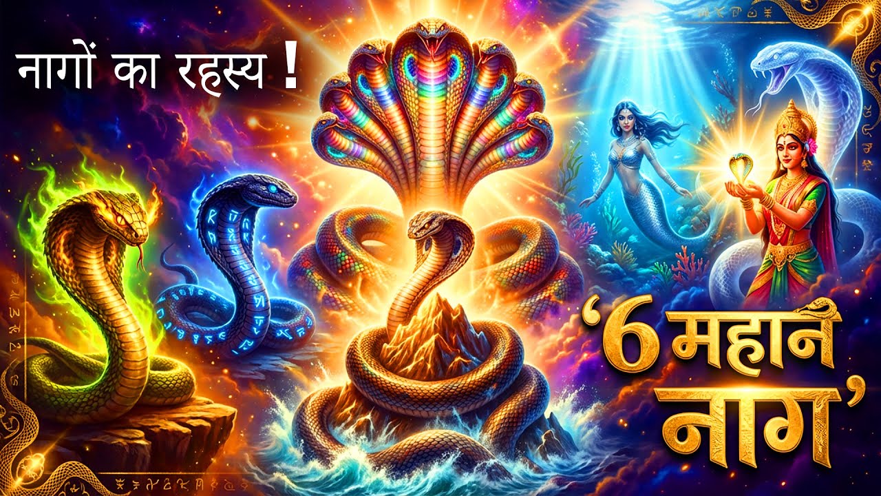 भारत के 6 महान नाग🔱 Secrets of Sheshanag, Vasuki, Takshaka | India’s 6 Greatest Sankes
