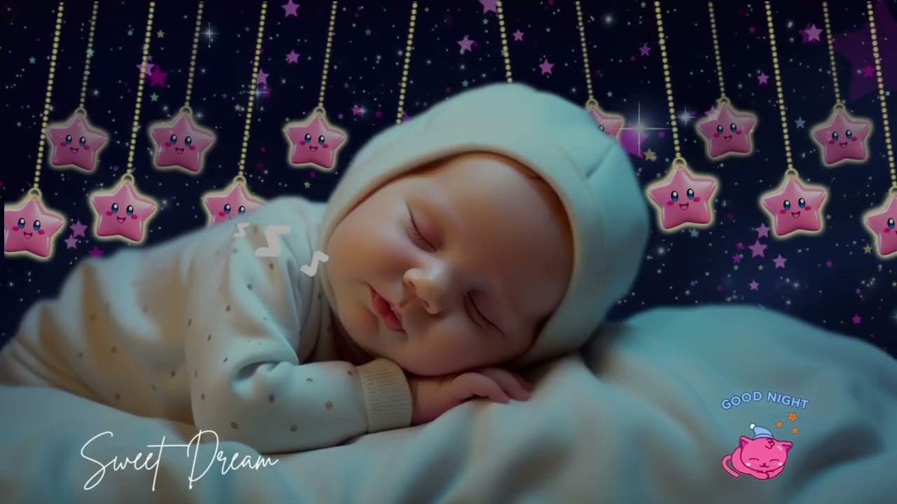 Baby Sleep Music 💖 Gentle Baby Sleep Music 🌙 Baby Drift to Sleep 🎶 Mozart & Brahms Lullaby