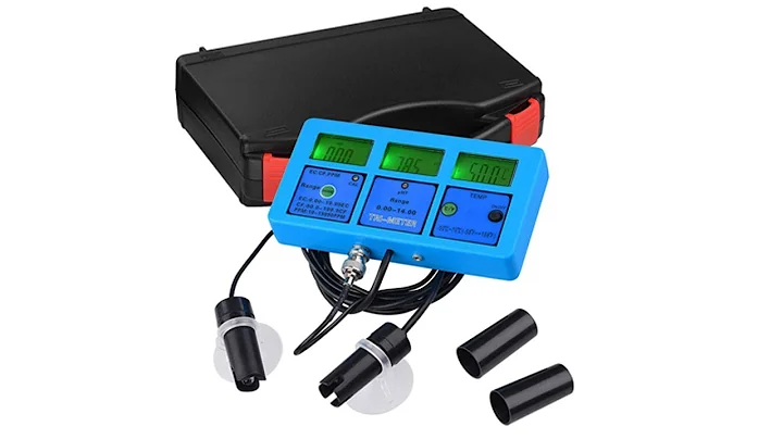 Yescom 6 in 1 Multi Parameter Water Testing Meter Digital LCD Water Quality Monitor