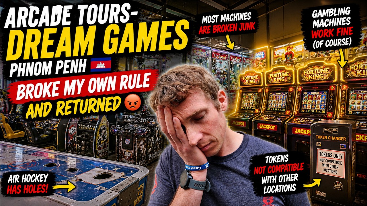 Arcade Tours: DREAM GAMES Phnom Penh 🇰🇭 - I Broke My Own Rule and Returned 😡
