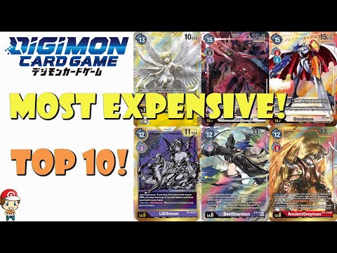 The Top 10 Most Expensive Digimon TCG Cards (Pre-BT7)! (Digimon TCG Buyer's Guide) - YouTube The Top 10 Most Expensive Digimon TCG Cards (Pre-BT7)! (Digimon TCG Buyer's Guide) - YouTube
