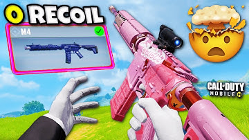 THIS NO RECOIL M4 BUILD is ACTUALLY INSANE! 🤯| COD MOBILE | SOLO VS SQUADS