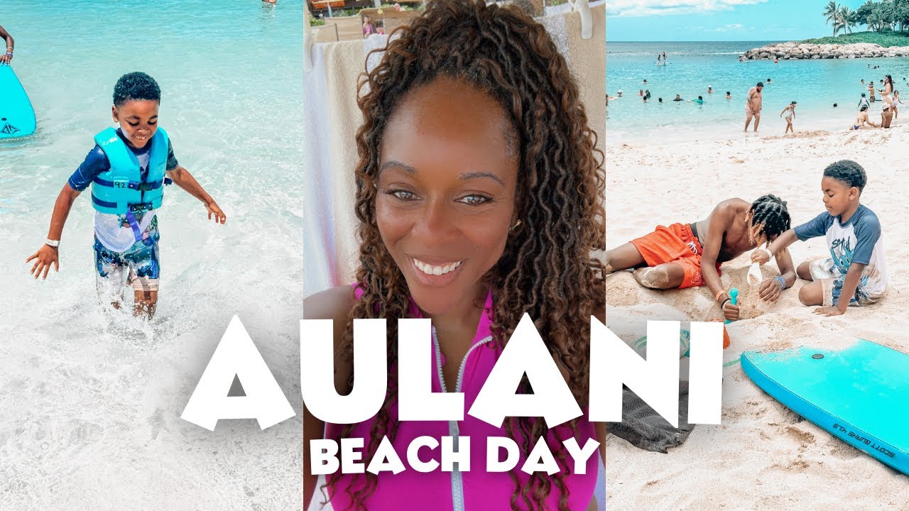 🌺 Disney Aulani Day in the Life | Family Beach, Dinner & YAPP Pool Walk 🌴