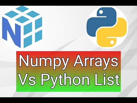 Numpy : numpy vs python list who is fast proof in hindi - YouTube