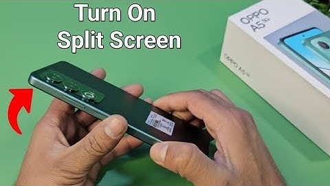 OPPO A5 5G: Hoe je het gesplitste scherm inschakelt